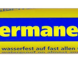 BLEISPITZ Permanet-Marker Rund spets Röd 10st