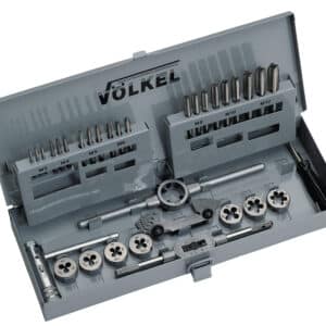VÖLKEL Tap & Die Set P.V. 12 HSS-G DIN M 3 - 12